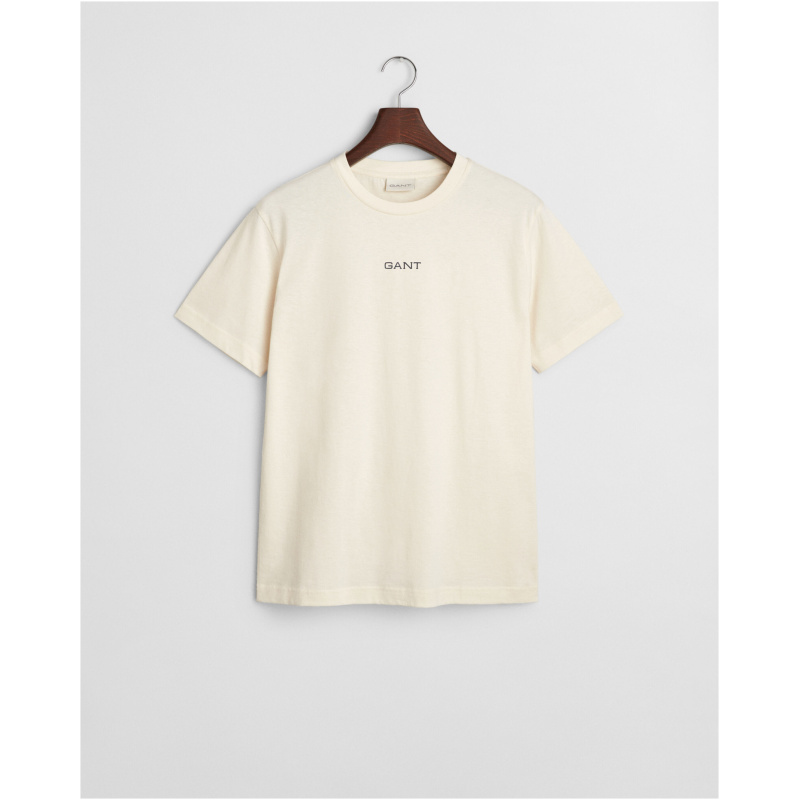 GANT Graphic t-shirt cream